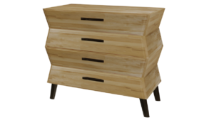 Commode scandinave 4 tiroirs